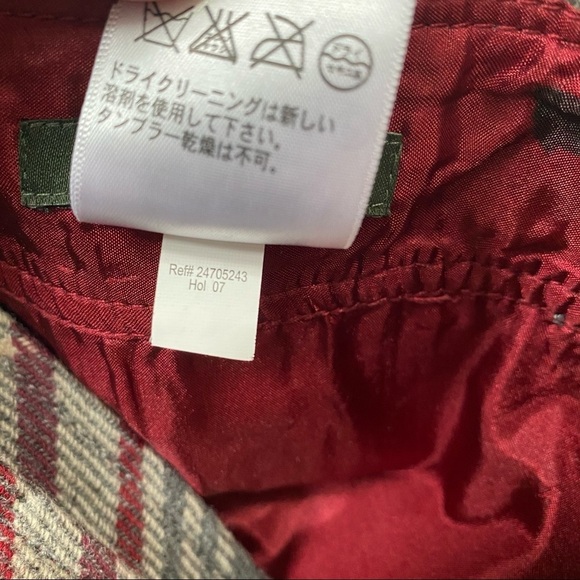 Eddie Bauer wool plaid wrap‎ skirt - Picture 6 of 10